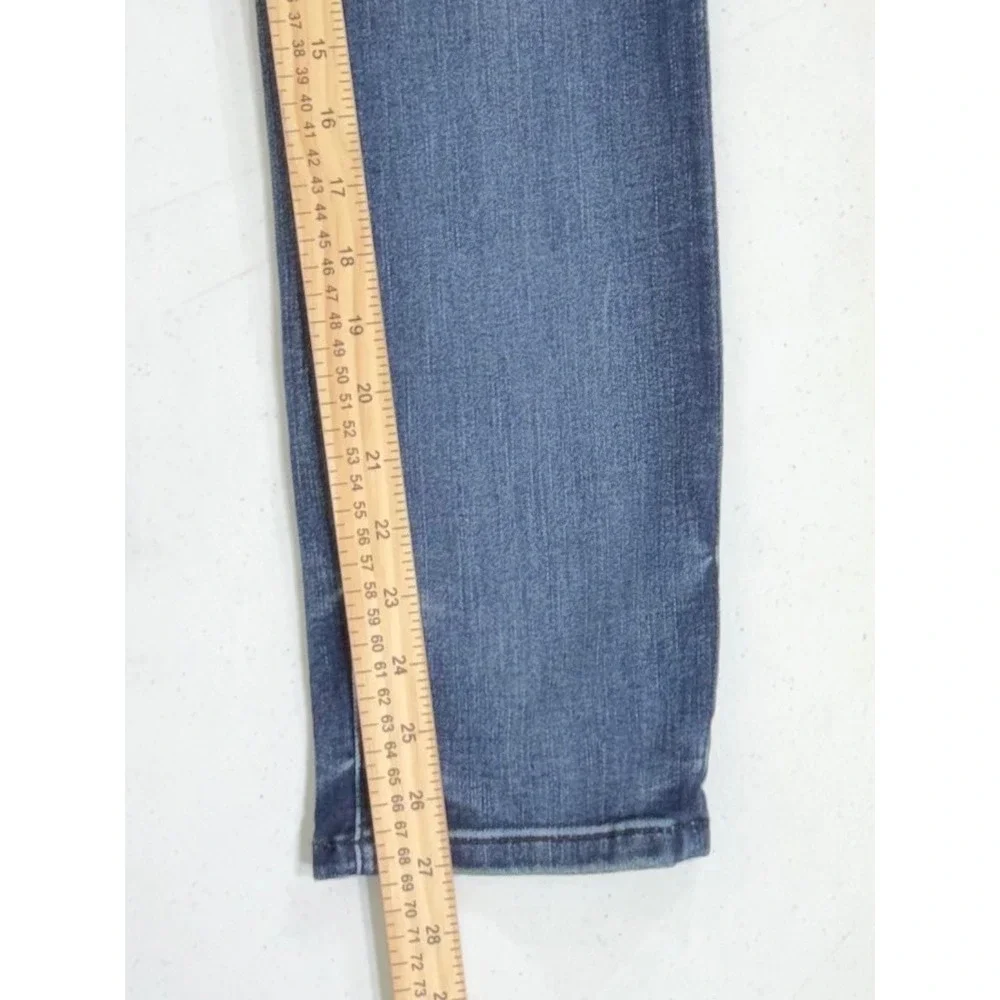 Judy Blue Skinny‎ Fit Capri Jeans 9/29 (28x27) Dark Wash Stretchy Mid Rise